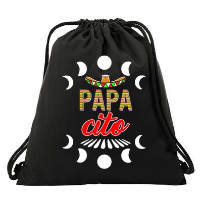 Cinco De Mayo Papagiftcito Mexican Dad Father Fiesta May 5th Gift Drawstring Bag