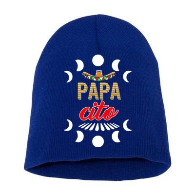 Cinco De Mayo Papagiftcito Mexican Dad Father Fiesta May 5th Gift Short Acrylic Beanie