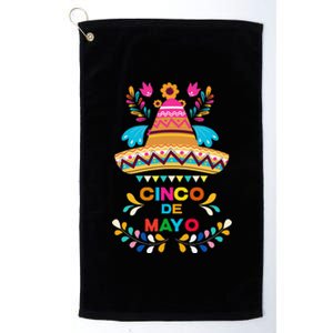 Cinco De Mayo Fiesta Surprise Camisa 5 De Mayo Viva Mexico Platinum Collection Golf Towel