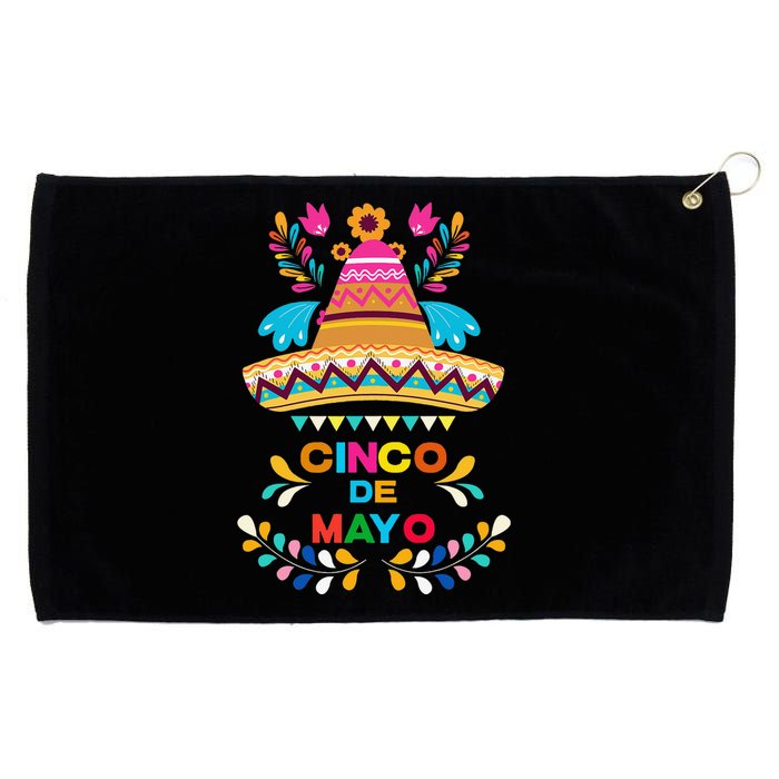 Cinco De Mayo Fiesta Surprise Camisa 5 De Mayo Viva Mexico Grommeted Golf Towel