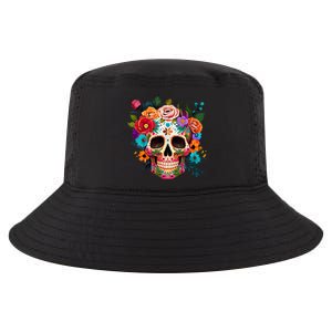 Cinco De Mayo Sugar Skull Day Of The Dead Mexican Fiesta Cool Comfort Performance Bucket Hat