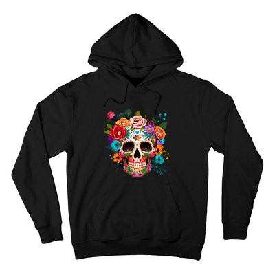 Cinco De Mayo Sugar Skull Day Of The Dead Mexican Fiesta Hoodie