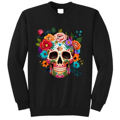 Cinco De Mayo Sugar Skull Day Of The Dead Mexican Fiesta Sweatshirt