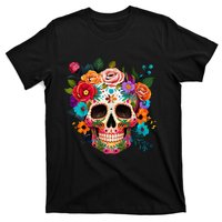 Cinco De Mayo Sugar Skull Day Of The Dead Mexican Fiesta T-Shirt