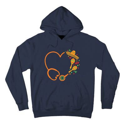 Cinco De Mayo Stethoscope Mexican Nurse Tall Hoodie