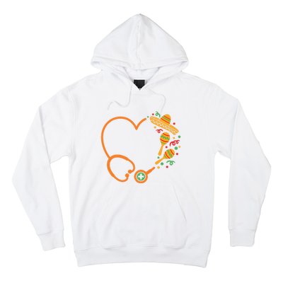 Cinco De Mayo Stethoscope Mexican Nurse Hoodie