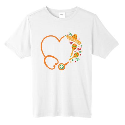 Cinco De Mayo Stethoscope Mexican Nurse Tall Fusion ChromaSoft Performance T-Shirt