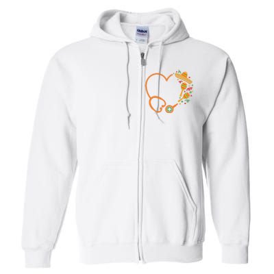 Cinco De Mayo Stethoscope Mexican Nurse Full Zip Hoodie