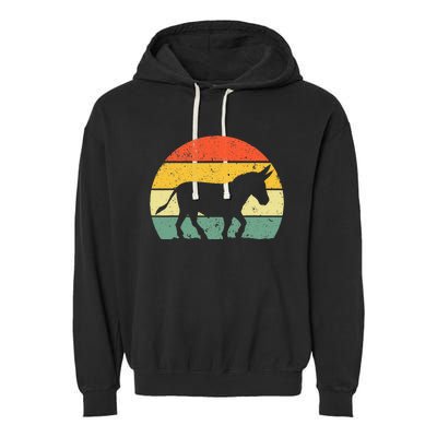 Cool Donkey Mule Horse Animal Lover Jackass Garment-Dyed Fleece Hoodie