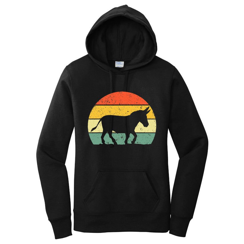 Cool Donkey Mule Horse Animal Lover Jackass Women's Pullover Hoodie