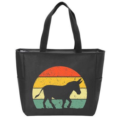Cool Donkey Mule Horse Animal Lover Jackass Zip Tote Bag