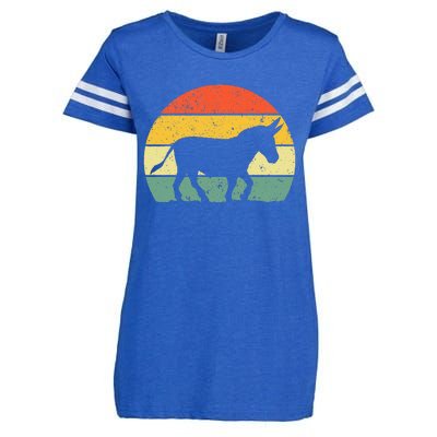 Cool Donkey Mule Horse Animal Lover Jackass Enza Ladies Jersey Football T-Shirt