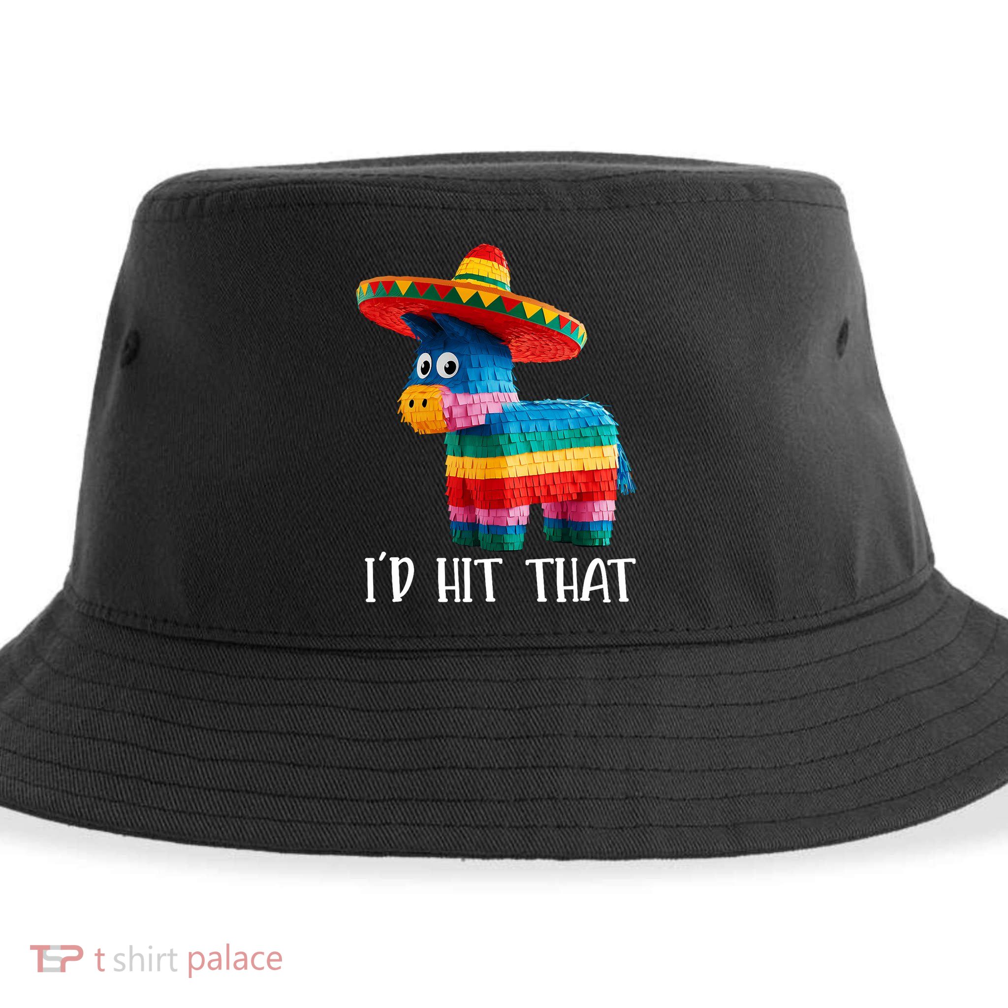 Cinco De Mayo Funny Ideas I'd Hit That Pinata  Sustainable Bucket Hat