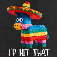 Cinco De Mayo Funny Ideas I'd Hit That Pinata  11oz C Handle Ceramic Mug