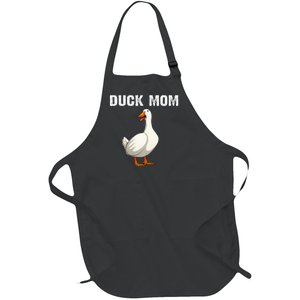 Cool Duck Mom Mother Mama Farm Animal Lover Ducks Full-Length Apron With Pockets