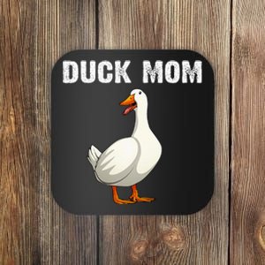 Cool Duck Mom Mother Mama Farm Animal Lover Ducks Coaster