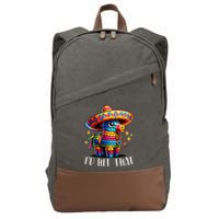 Cinco De Mayo Ideas I'd Hit That Pinata Cotton Canvas Backpack