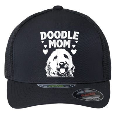 Cute Doodle Mom For Women Mama Golden Doodle Dog Owner Flexfit Unipanel Trucker Cap