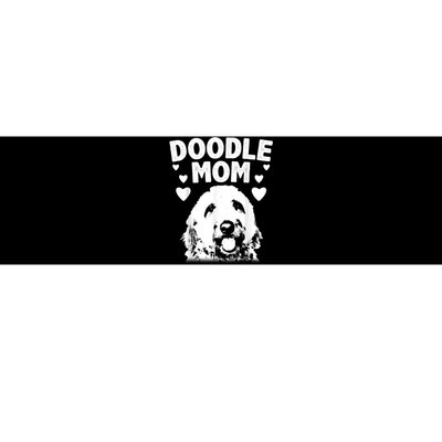 Cute Doodle Mom For Women Mama Golden Doodle Dog Owner Bumper Sticker