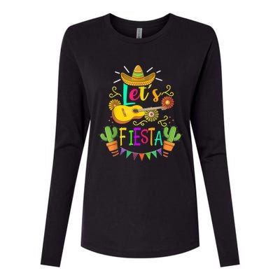 Cinco De Mayo Mexican Guitar Cactus for  Wo boy girl Womens Cotton Relaxed Long Sleeve T-Shirt