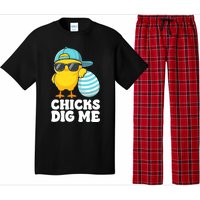 Chicks Dig Me Easter Happy Easter Pajama Set