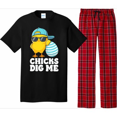 Chicks Dig Me Easter Happy Easter Pajama Set