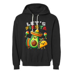 Cinco De Mayo Mexican Fiesta Garment-Dyed Fleece Hoodie