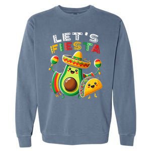 Cinco De Mayo Mexican Fiesta Garment-Dyed Sweatshirt