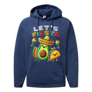 Cinco De Mayo Mexican Fiesta Performance Fleece Hoodie