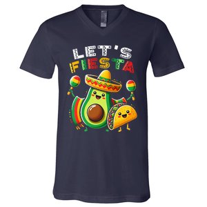 Cinco De Mayo Mexican Fiesta V-Neck T-Shirt