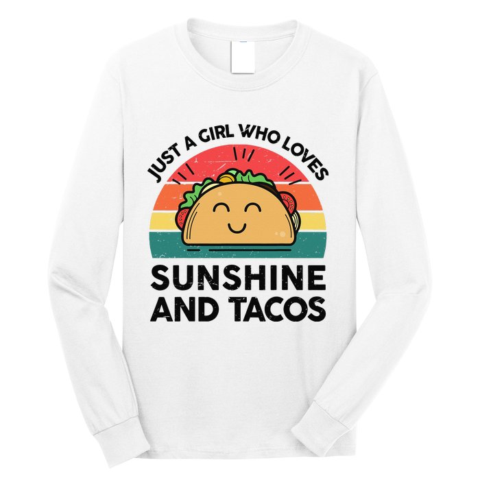 Cinco De Mayo Sunshine Taco Funny Fiesta Mexican Long Sleeve Shirt