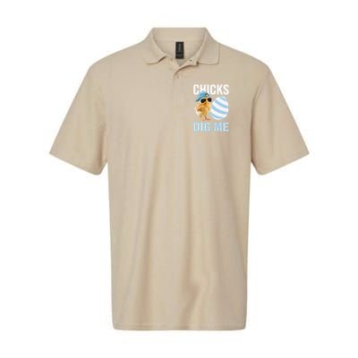 Chicks Dig Me Easter Happy Easter Funny Polo