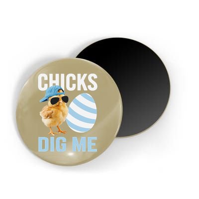 Chicks Dig Me Easter Happy Easter Funny Magnet