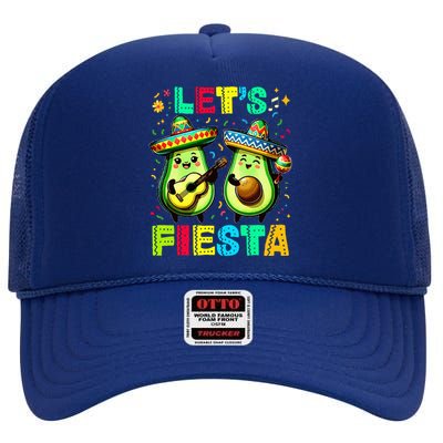 Cinco De Mayo Mexican Fiesta High Crown Mesh Back Trucker Hat