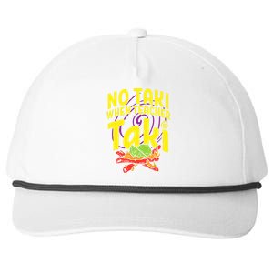 Cinco De Mayo No Taki When Teacher Funny Snapback Five-Panel Rope Hat