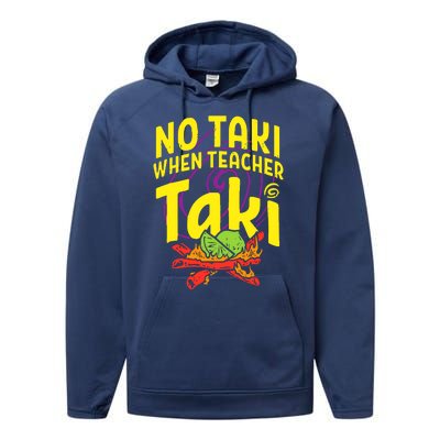 Cinco De Mayo No Taki When Teacher Funny Performance Fleece Hoodie