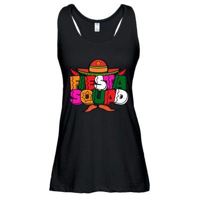 Cinco De Mayo Fiesta Squad Graphic Ladies Essential Flowy Tank