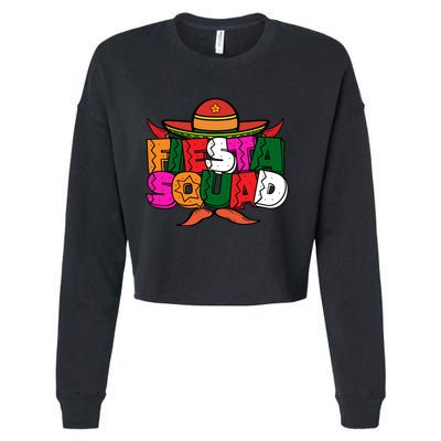 Cinco De Mayo Fiesta Squad Graphic Cropped Pullover Crew