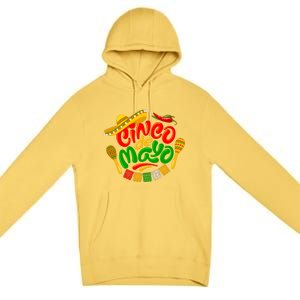 Cinco De Mayo Fiesta Celebration Premium Pullover Hoodie