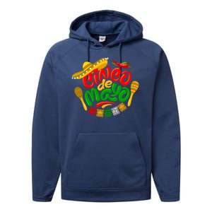 Cinco De Mayo Fiesta Celebration Performance Fleece Hoodie