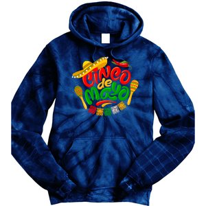 Cinco De Mayo Fiesta Celebration Tie Dye Hoodie