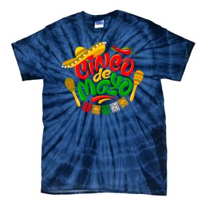 Cinco De Mayo Fiesta Celebration Tie-Dye T-Shirt