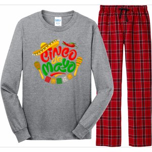 Cinco De Mayo Fiesta Celebration Long Sleeve Pajama Set