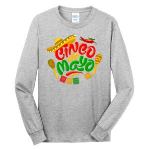 Cinco De Mayo Fiesta Celebration Tall Long Sleeve T-Shirt