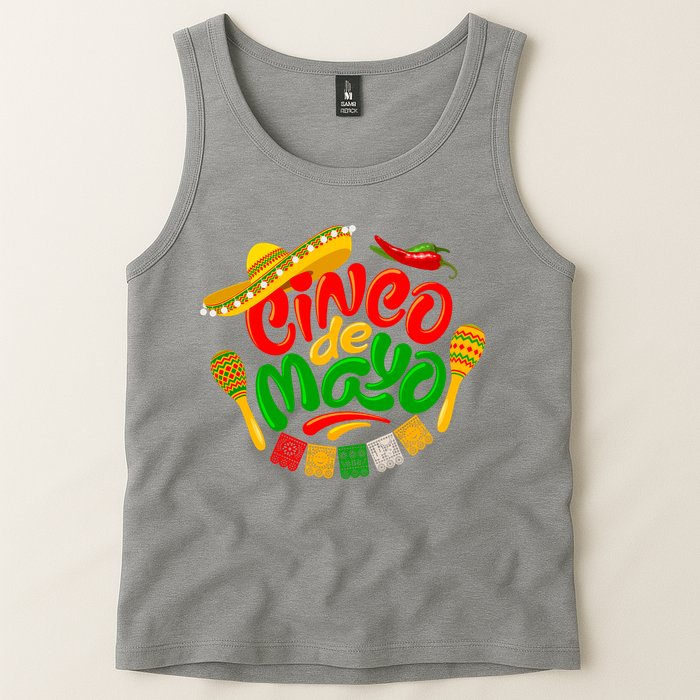 Cinco De Mayo Fiesta Celebration Tank Top