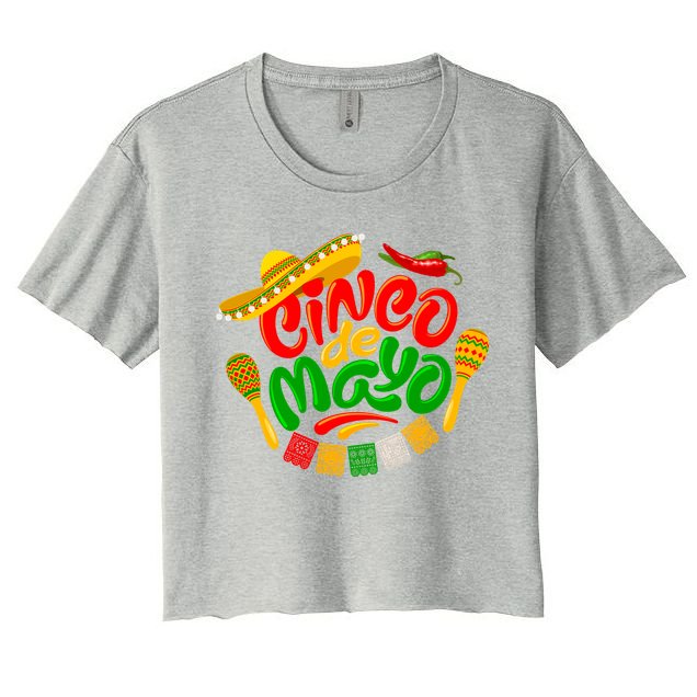 Cinco De Mayo Fiesta Celebration Crop Top