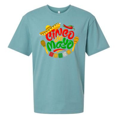 Cinco De Mayo Fiesta Celebration Sueded Cloud Jersey T-Shirt