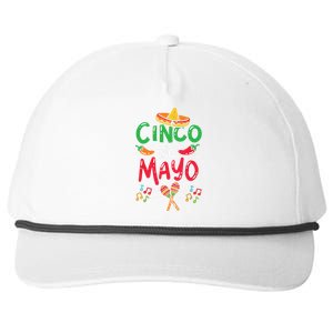 Cinco De Mayo Shirts Mexican Fiesta 5 De Mayo Snapback Five-Panel Rope Hat