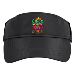 Cinco De Mayo Shirts Mexican Fiesta 5 De Mayo Adult Drive Performance Visor