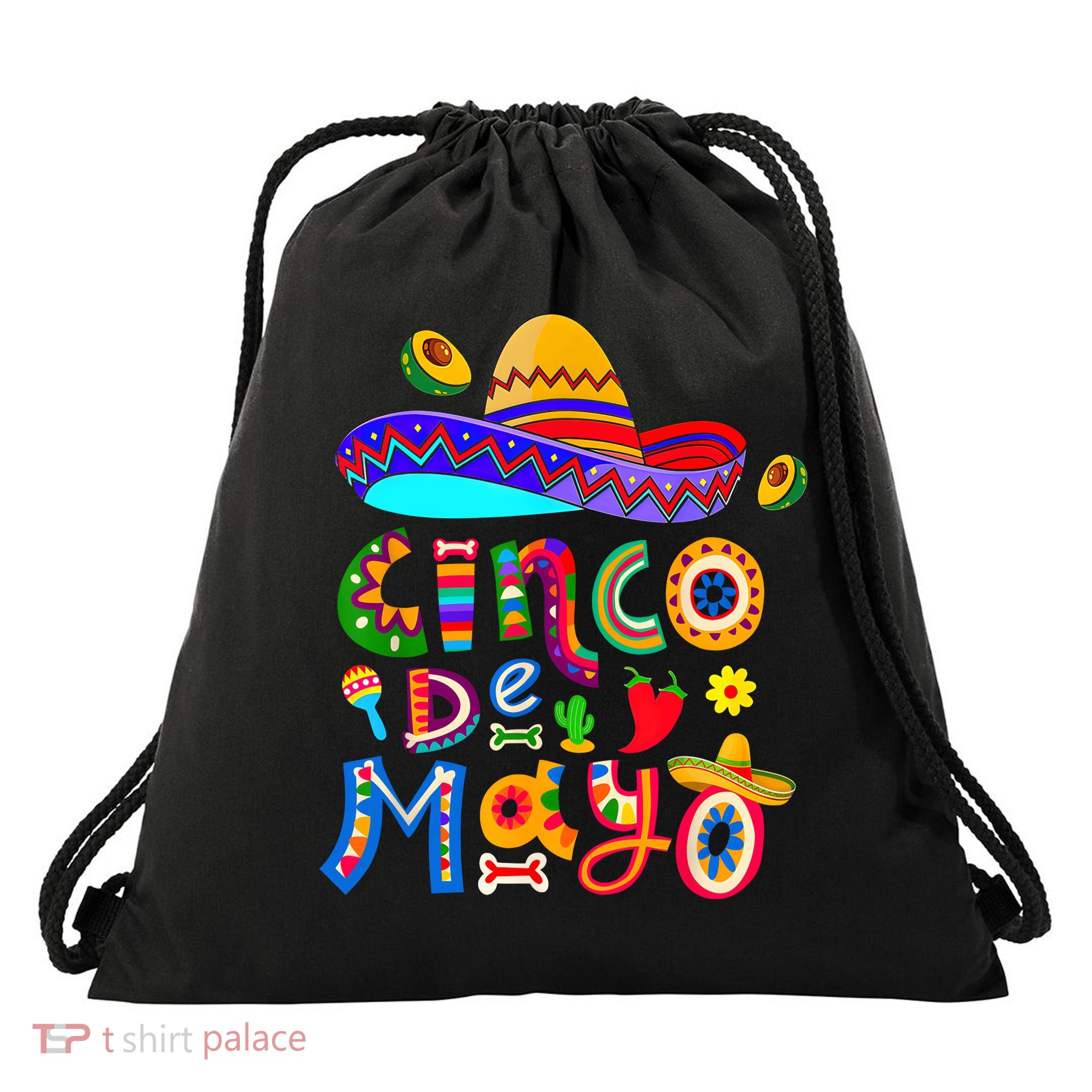 Cinco De Mayo Mexican Fiesta 5 De Mayo Women Men Drawstring Bag
